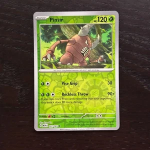 Pinsir 127/165 Pokemon 151 Escarlata y Violeta Holograma Inverso Poco Común Casi Nuevo - Imagen 1 de 2