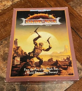 AD&D 2E Dark Sun cofanetto #2400 1991 campagna completa Dungeons & Dragons - Foto 1 di 24