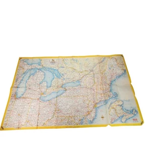 Sunoco Highway Map of Eastern North Eastern US 1962 Vtg Lithographed - Picture 1 of 14