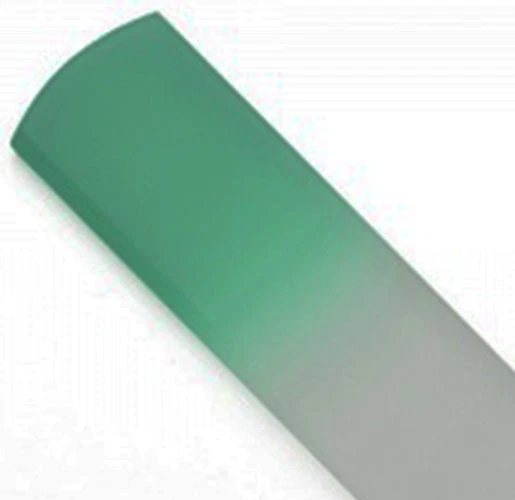 Czech Crystal Glass, Spa Bar / Slab / Foot, 6 1/2 inch Foot Files by Mont Bleu - Image 1 of 4