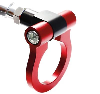 Red Track Racing Style Tow Hook Ring For 2015-up Volkswagen VW MK7 GTi Golf - Image 1 of 4