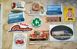 DEUTSCHLAND AUTO CAR LOT Autoaufkleber Klebeetikett OPEL JAGERMEISTER TEAM RACE - Bild 1 von 10