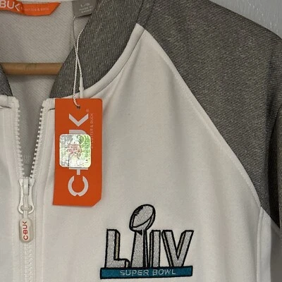 Chaqueta Cutter & Buck Cremallera Completa NFL SF 49ers Kansas City Chiefs Super Bowl 54 Nueva con Etiquetas Foto 1 de 4