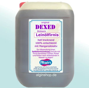 Firnis Leinölfirnis 10 Liter-Kan super hell 100%ig entschleimt Mangansikkativ - Bild 1 von 7