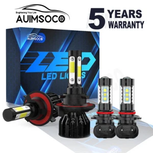For Dodge Durango SLT Sport Utility 4.7L 2004-2006 LED Headlight Fog Light Bulbs - Picture 1 of 17