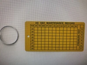 40 x Fire Extinguisher Maintenance Tags and Ring Tags (FREE POSTAGE) - Picture 1 of 1