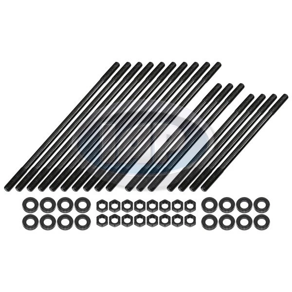 KIT DE PERNOS DE CULATA CROMOLY 8 MM DOBLE PUERTO LONGITUD STOCK VW BUG BUS GHIA SUPER Foto 1 de 1