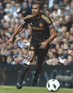 ASHLEY COLE AUTOGRAPH SIGNED 8X10 PHOTO CHELSEA FC LA GALAXY COA - Picture 1 of 1