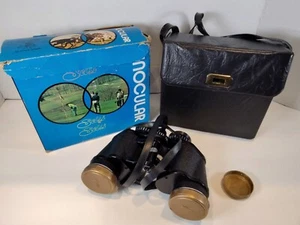 VINTAGE SELSI 7x35 LIGHT WEIGHT PRISM BINOCULARS ORIGINAL BOX W/CASE - Picture 1 of 10