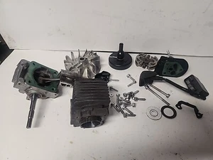 Stihl Oem Fs56 misc parts. coil clutch flywheel cylinder screws. Piston scorned. - Picture 1 of 5