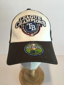 Tampa Bay Rays Baseball Hat 2008 World Series League Champions One Size Fitted - Picture 1 of 9