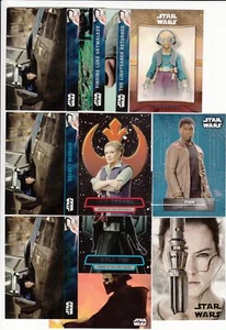 Juego maestro Topps Star Wars Force Awakens serie 2 con verde y azul (370 tarjetas) - Imagen 1 de 1