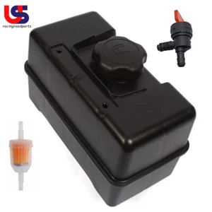 4 Quart Fuel Gas Tank w/ Cap & Shut-Off Valve Fit for Briggs & Stratt 691993 - Picture 1 of 7