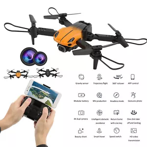 Mini avión de radiocontrol cuadricóptero plegable de control remoto de 4 ejes con cámara 4K HD - Imagen 1 de 18