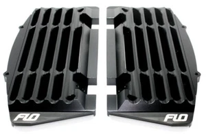 Flo Motorsports Flo High Flow Radiator Braces For Yamaha 2 Stroke Black - Picture 1 of 1