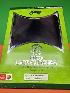 ZURY_COCO_ENCAJE_CIERRE_Recto 14"_#77_VINO NEGRO - Imagen 1 de 5