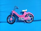 Vintage 1983 Pink Barbie Bike Bicycle Moped Unboxed Incomplete 
