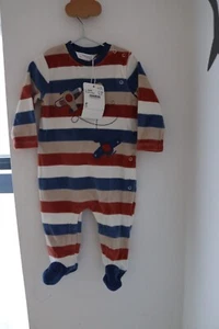Mayoral Newborn Baby Sleepsuit (Size 4-6 months / 70cm) – Velour - Picture 1 of 5