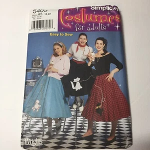 Faldas de caniche Simplicity 5403 talla 14-22 Misses' - Imagen 1 de 3