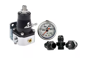 Aeromotive EFI Regulator, Gauge & Fitting Kit 13129 Compact Regulator 6AN ORB - Bild 1 von 1