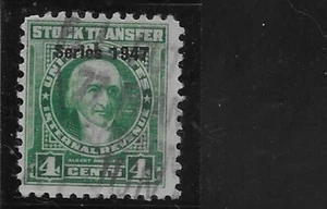 US Scott RD237, Revenue, Stock Transfer, 4 Cent, Series of 1947, Used, NG, F/VF - Picture 1 of 1