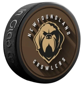 Disco de hockey clásico de recuerdo ECHL Terranova Growlers - Imagen 1 de 2