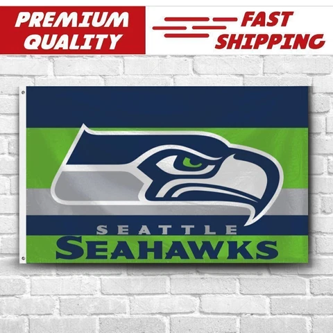 Premium Flag Seattle Seahawks 3x5 ft Banner NFL Super Bowl Football Champions Cover