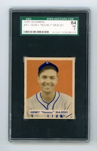 1949 Bowman Henry Heeney Majeski No.27 SGC 7 NM 84 Philadelphia Athletics - Picture 1 of 2