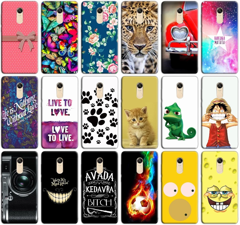 CUSTODIA COVER MORBIDA IN TPU SILICONE PER XIAOMI REDMI NOTE 4X FANTASIA E - Immagine 1 di 1