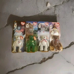 McDonalds Ty Beanie Babys 1999 Ronald McDonald Haus Wohltätigkeitsorganisationen Komplettsatz - Bild 1 von 11