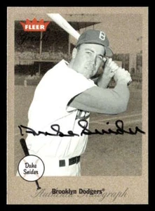 2002 Fleer Greats of the Game Duke Snider Autograph Auto Dodgers ZZ3800 - Picture 1 of 2