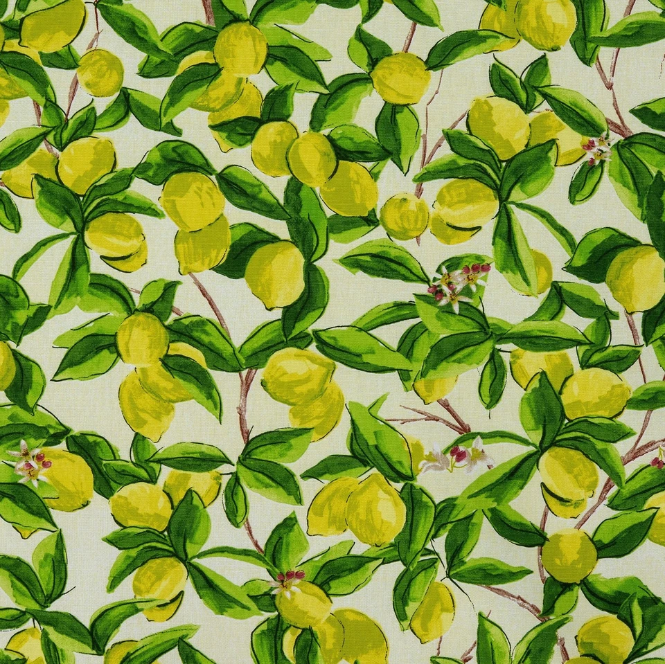 Fryetts Sorrento Lemons 100% Cotton Fabric