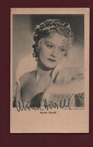 CPA ACTEUR - Cinéma Allemand. MARTE HARELL. Carte dédicacée, signée. - Imagen 1 de 1