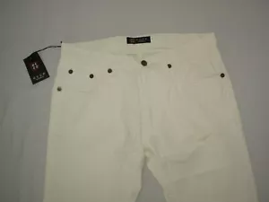 ECCE UOMO Jean Homme T42 Neuf Blanc cassé VHB016 - Imagen 1 de 9