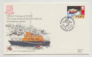 RNLI Bote Salvavidas Serie Oficial Cubierta Nº 129 Nombrando Joseph Rothwell Sykes Hilda M - Imagen 1 de 1