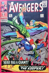 AVENGERS 31 Marvel Silver Age 1966 Scarlet Witch & Quicksilver quit the Avengers - Picture 1 of 4