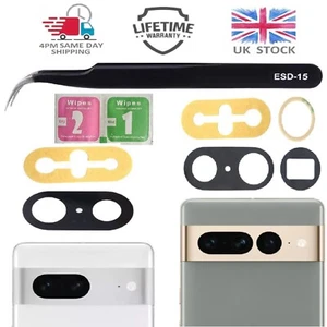 For Google Pixel 7 / 7 Pro Camera Lens Glass Replacement Back Rear Lens & Tools - Picture 1 of 3