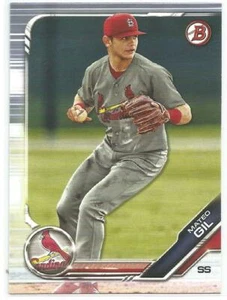 Tarjeta de draft de Mateo Gil St. Louis Cardinals 2019 Bowman - Imagen 1 de 3