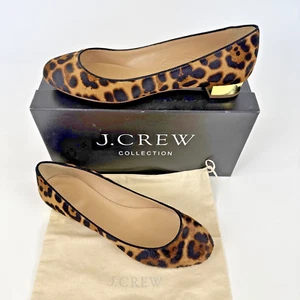 J. Crew Collection Janey Damenschuhe Kalbshaar Größe 9 hergestellt in Italien neu im Karton - Bild 1 von 14