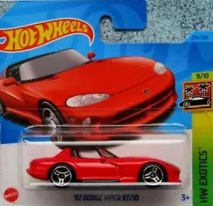 HOT WHEELS 2023 '92 DODGE VIPER RT/10 FREE BOXED SHIPPING  - Picture 1 of 1