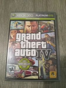 Grand Theft Auto IV GTA 4 Xbox 360 Platinum Hits komplett CIB mit Karte - Bild 1 von 1