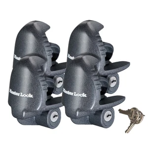 Master Lock Fits 1-7/8, 2, 2-5/16 Couplers-(4) Keyed Alike Trailer Lock 379KA-4 - Picture 1 of 3