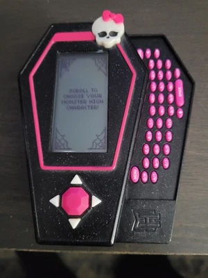 RARO Monster High iCoffin Juego de Teléfono Electrónico 2009 Probado ¡Funciona! Foto 1 de 4
