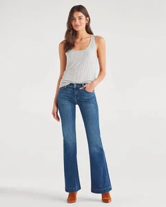7 FOR ALL MANKIND Dojo Original Jeans Damen blau, Größe 29, RU115Y005 ABLM - Bild 1 von 4