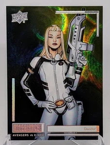 2023 Upper Deck Allegiance Avengers vs X-Men Blue & Yellow 50/63 Dazzler #C13 - Bild 1 von 2