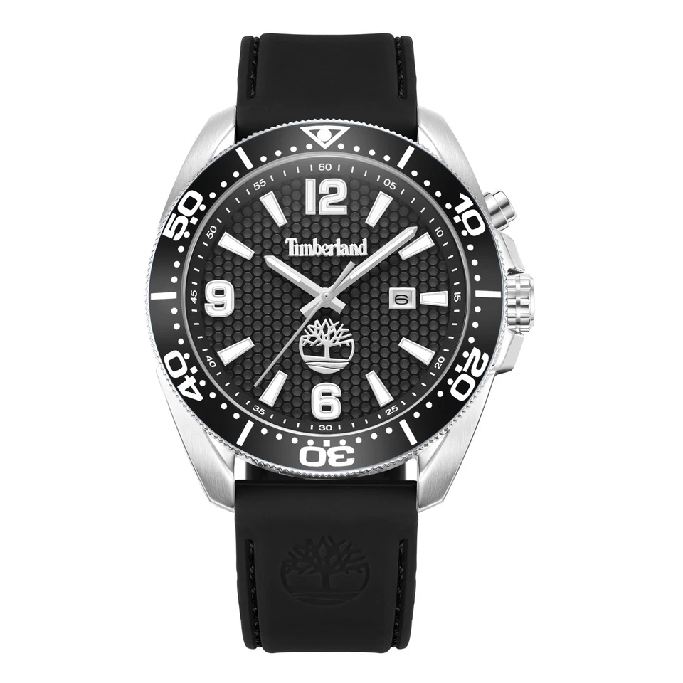 Timberland Reloj Hombre Analógico con Banda Silicona Negra TDWGN001001 Foto 1 de 4