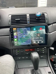 For BMW 3 Series E46 1999-2005 4+64G 8-core Android Auto Carplay Stereo Radio FM - Picture 1 of 19