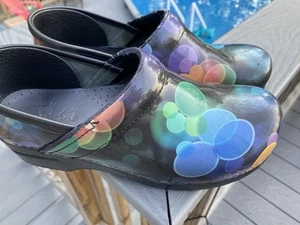 DANSKO Clog Wedge Nurse Multicolor Bubble Medical Shoes Sz EU40 US 9.5. - 10 - Picture 1 of 7