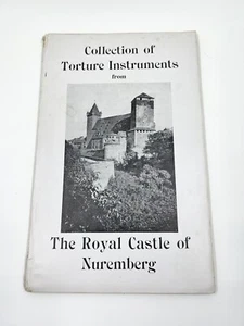 Antique 1893 Book "Collection of Torture Instruments" Nuremberg Castle Catalogue - Bild 1 von 12