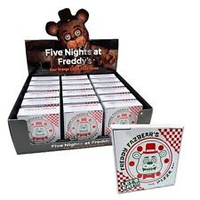 Five Nights at Freddy's Game Sour Orange Candy Embossed Metal Tins Box of 18 NEW